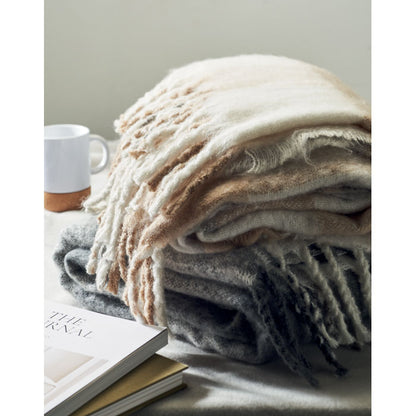 QUET - Chequered mohair blanket