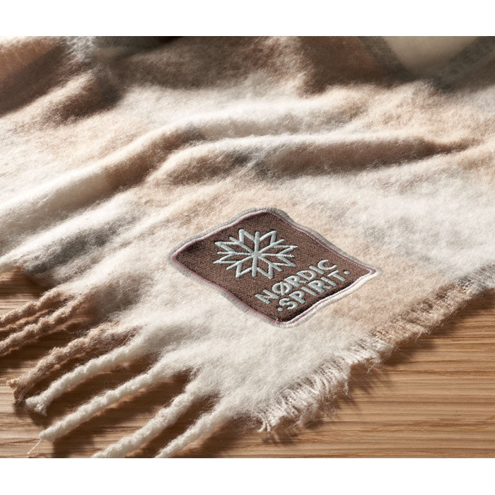 QUET - Chequered mohair blanket