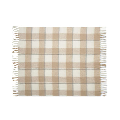 QUET - Chequered mohair blanket