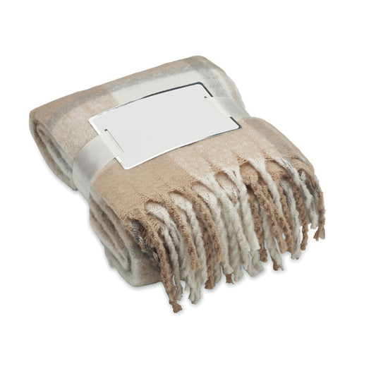 QUET - Chequered mohair blanket