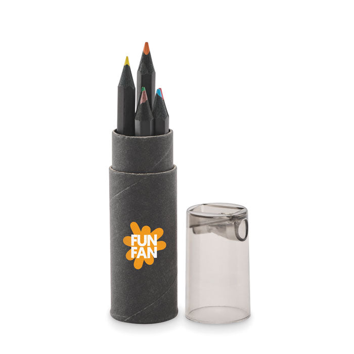 PETIT BLOCKY - 6 black coloring pencils