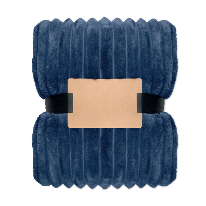 NIEVE - RPET fleece striped blanket