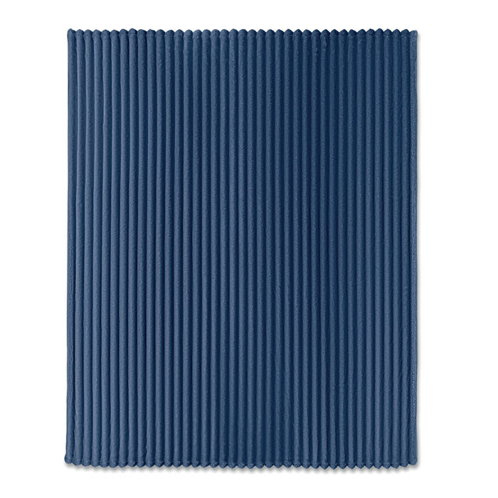 NIEVE - RPET fleece striped blanket