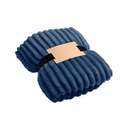 NIEVE - RPET fleece striped blanket