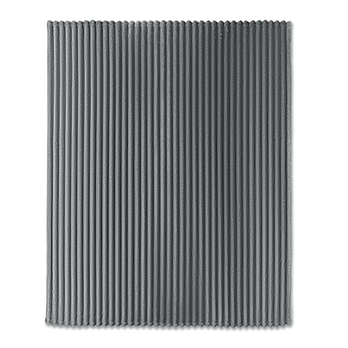 NIEVE - RPET fleece striped blanket