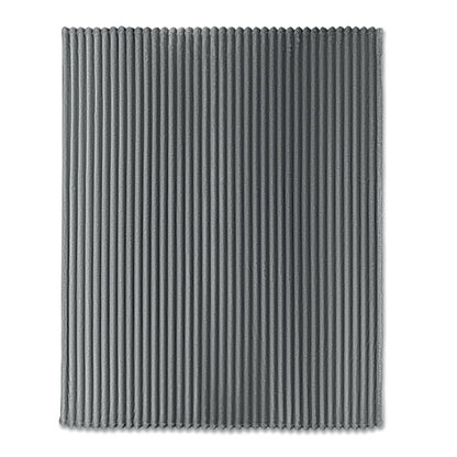 NIEVE - RPET fleece striped blanket