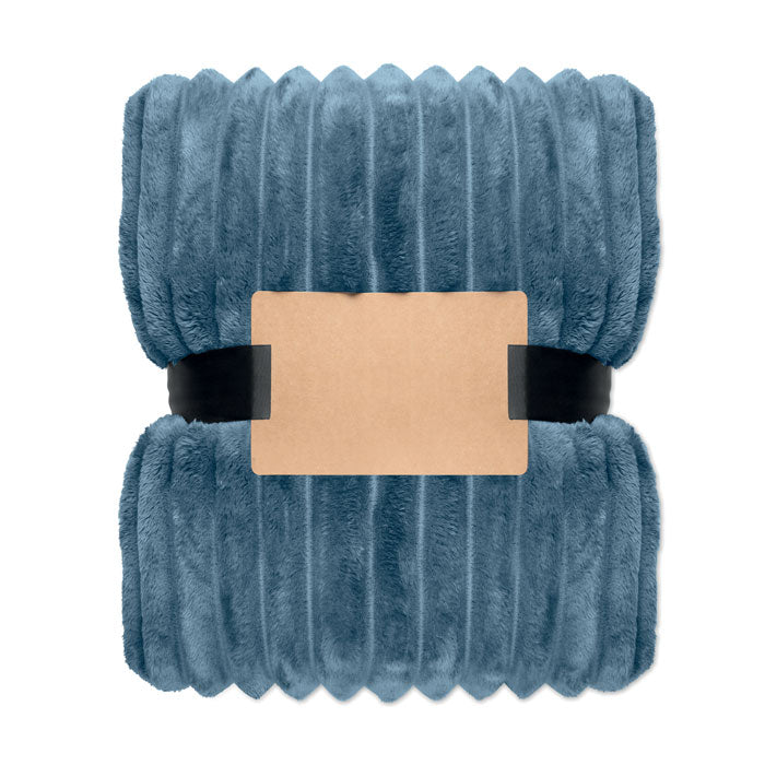 NIEVE - RPET fleece striped blanket