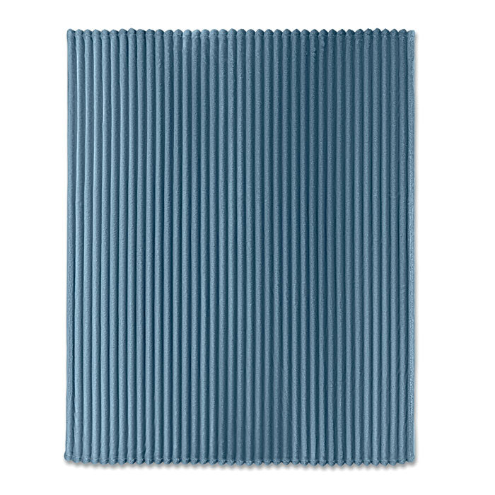NIEVE - RPET fleece striped blanket