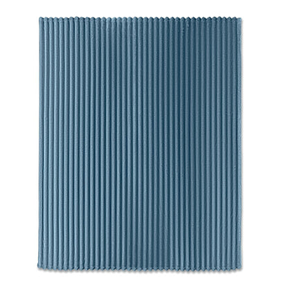 NIEVE - RPET fleece striped blanket