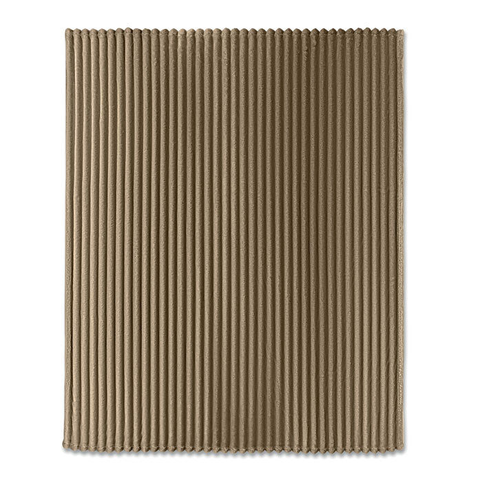 NIEVE - RPET fleece striped blanket