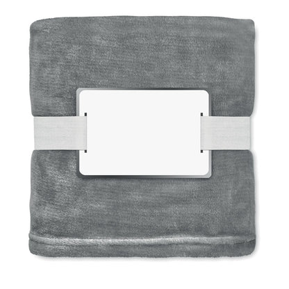 LOGAN - RPET fleece blanket 280 gr/m²