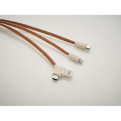 CABIE - 3 in 1 charging cable in cork