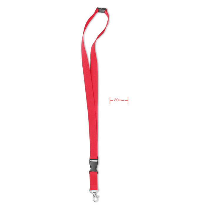 LANY - Lanyard with metal hook 20 mm