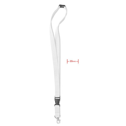 LANY - Lanyard with metal hook 20 mm