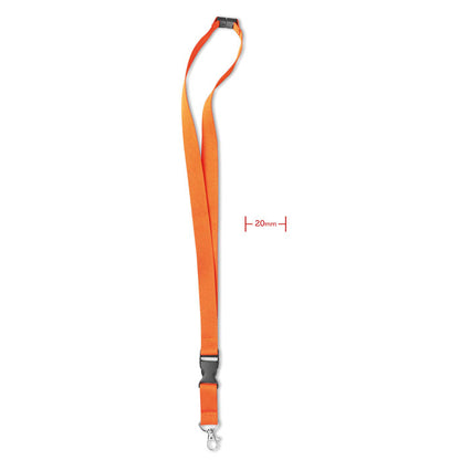 LANY - Lanyard with metal hook 20 mm