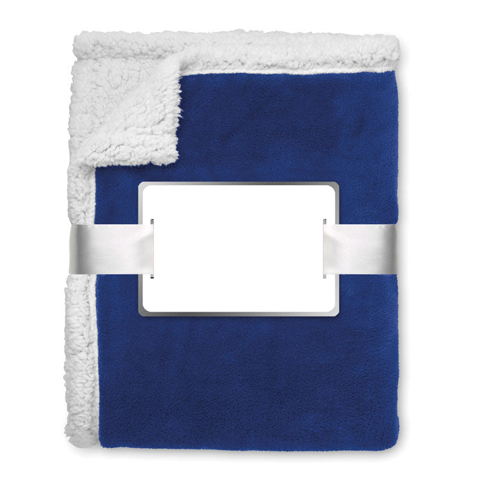 ZERMATT - Blanket coral fleece/ sherpa
