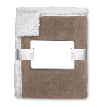 ZERMATT - Blanket coral fleece/ sherpa