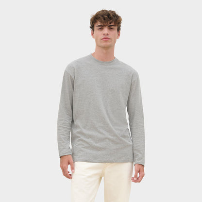 MONARCH - Men's Round Neck Long Sleeve Cotton T-Shirt