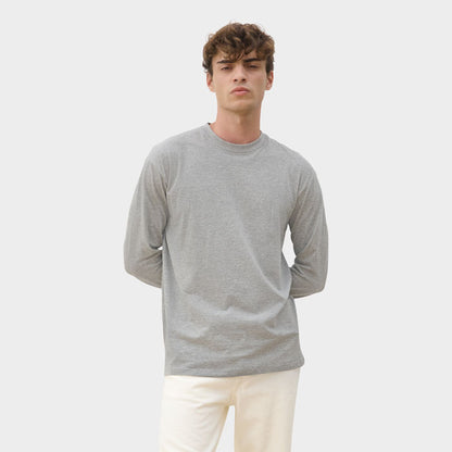 MONARCH - Men's Round Neck Long Sleeve Cotton T-Shirt
