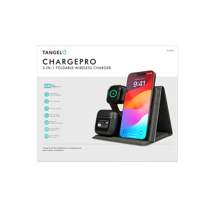 TANGELO ChargePro 3 IN 1 Foldable Wireless Charger