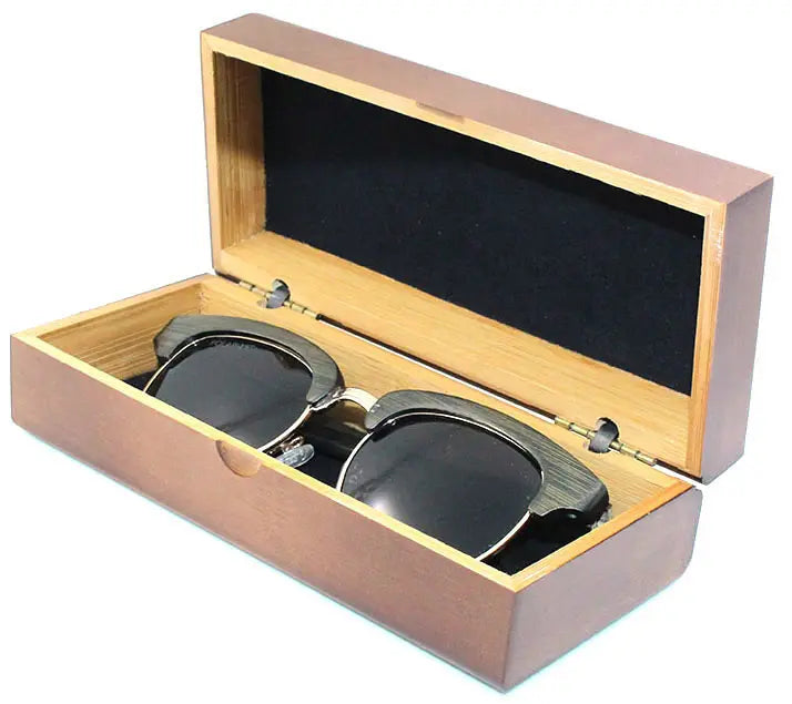 WOODSIE - Bamboo Wood Sunglasses Case