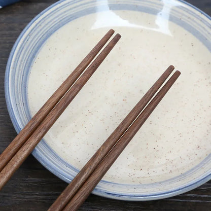 Wooden Walnut Chopsticks with Case