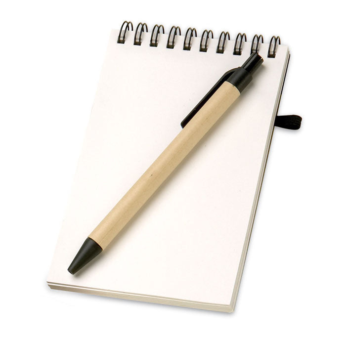 SONORA - A6 recycled notepad with pen