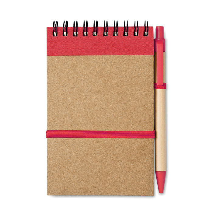 SONORA - A6 recycled notepad with pen