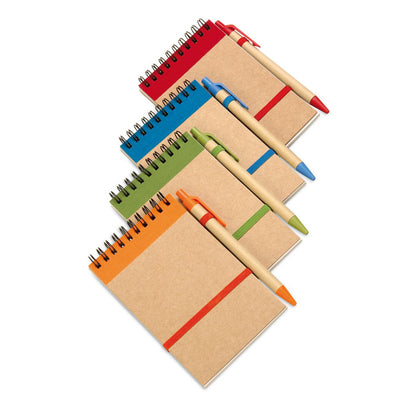 SONORA - A6 recycled notepad with pen