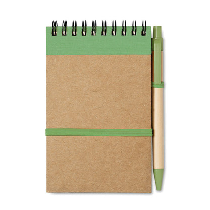 SONORA - A6 recycled notepad with pen