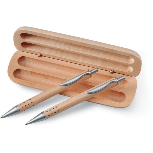 DEMOIN - Pen gift set in wooden box