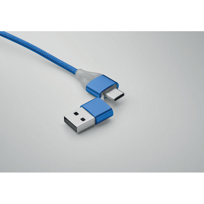 BLUE - 4 in 1 charging cable type C