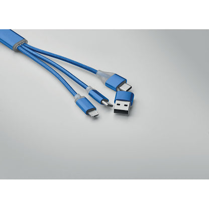 BLUE - 4 in 1 charging cable type C