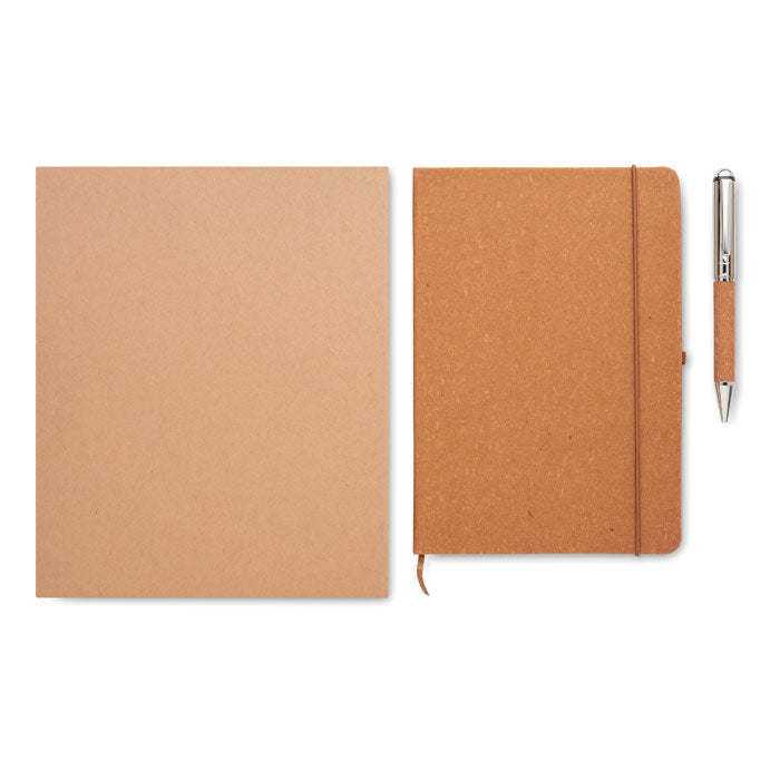 ELEGANOTE - Recycled leather notebook set