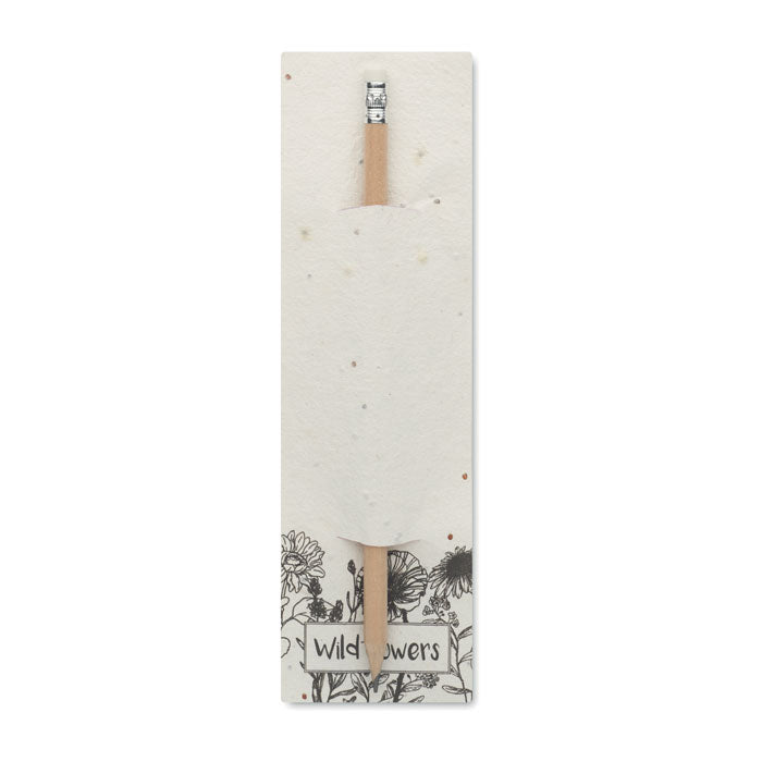 PENSEED - Natural pencil in seeded pouch