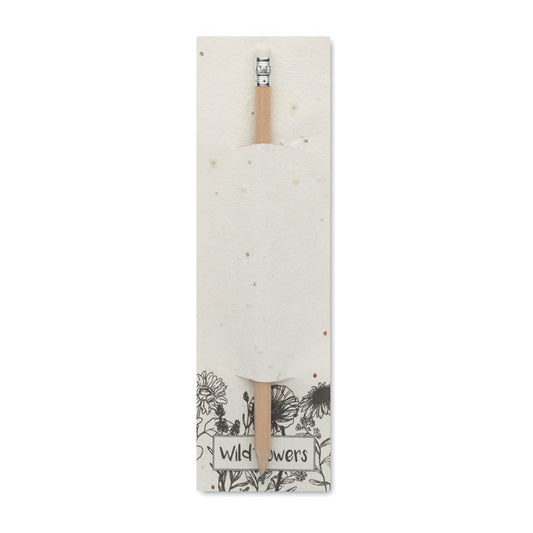 PENSEED - Natural pencil in seeded pouch