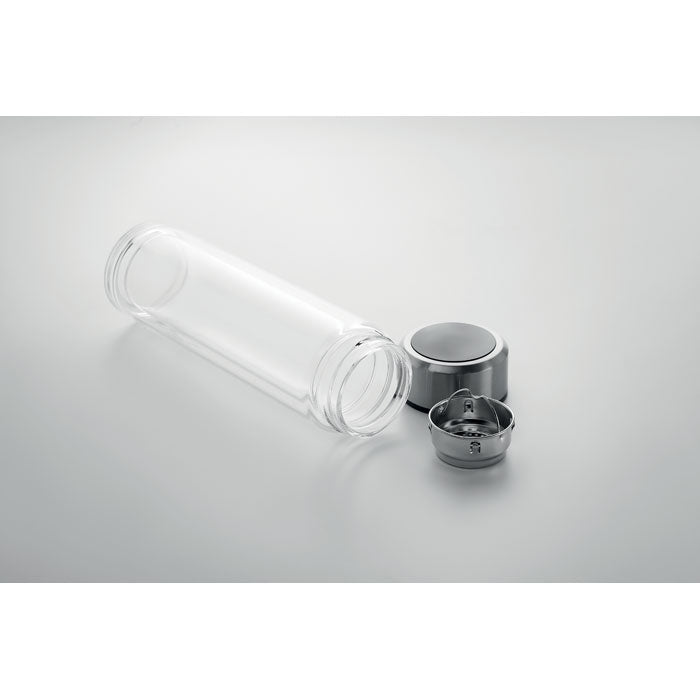 POLE GLASS - Bottle with touch thermometer