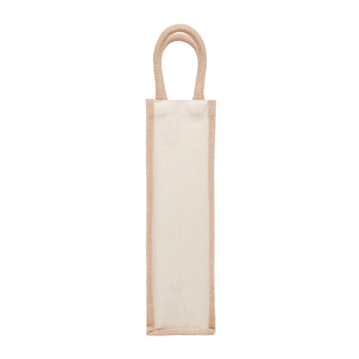 CAMPO DI VINO - Jute wine bag for one bottle