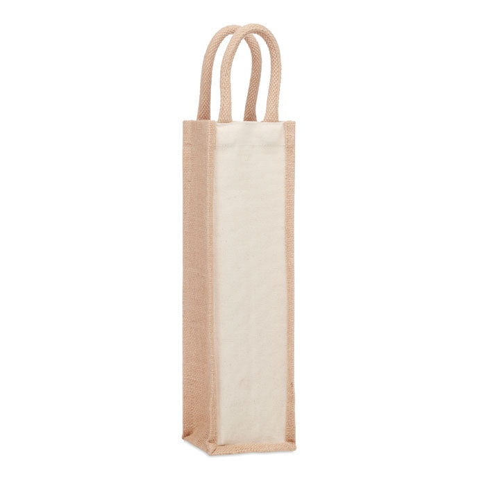 CAMPO DI VINO - Jute wine bag for one bottle