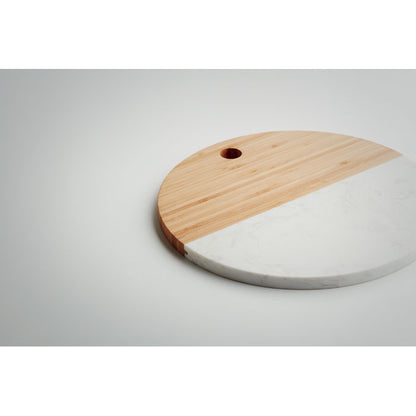 HANNSU - Marble/ bamboo serving board