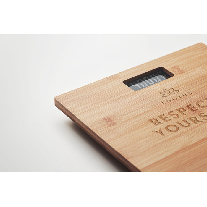 PESA SCALE - Bamboo bathroom scale