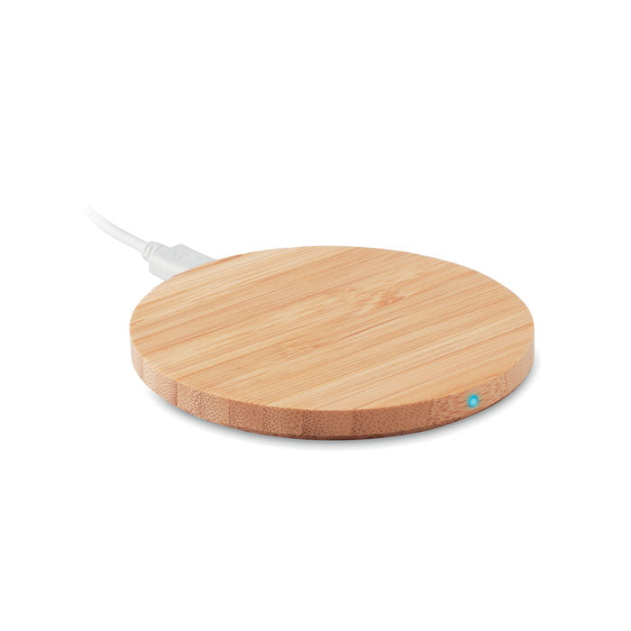 RUNDO + - Wireless charger bamboo 10W