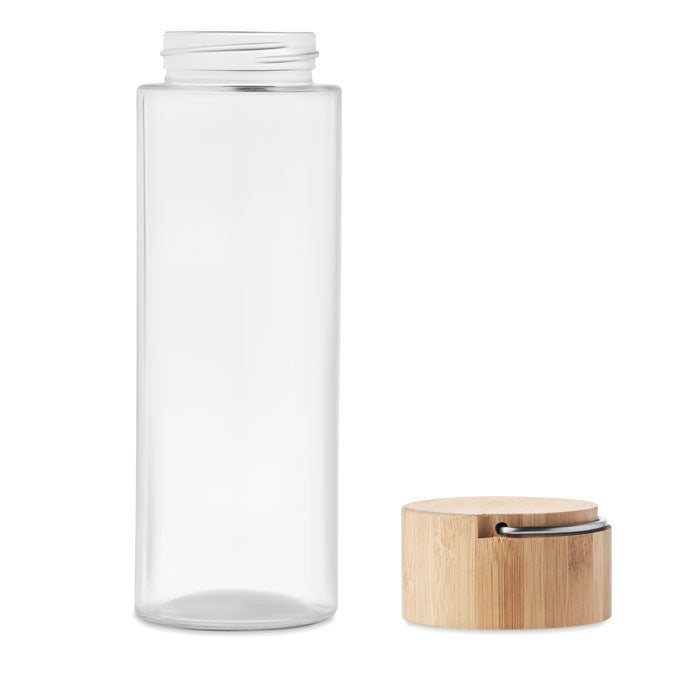 AMELAND - Glass bottle 500ml bamboo lid