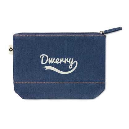 STYLE POUCH - Recycled denim cosmetic pouch