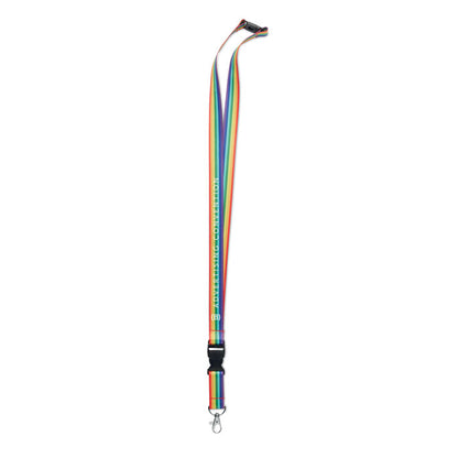 BOWYARD - Rainbow RPET lanyard