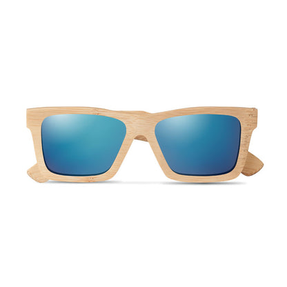 WANAKA - Sunglasses and case in bamboo