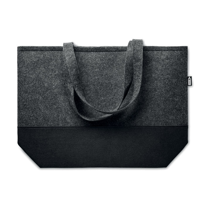 DUO INDICO - 2 Tone felt shopping bag