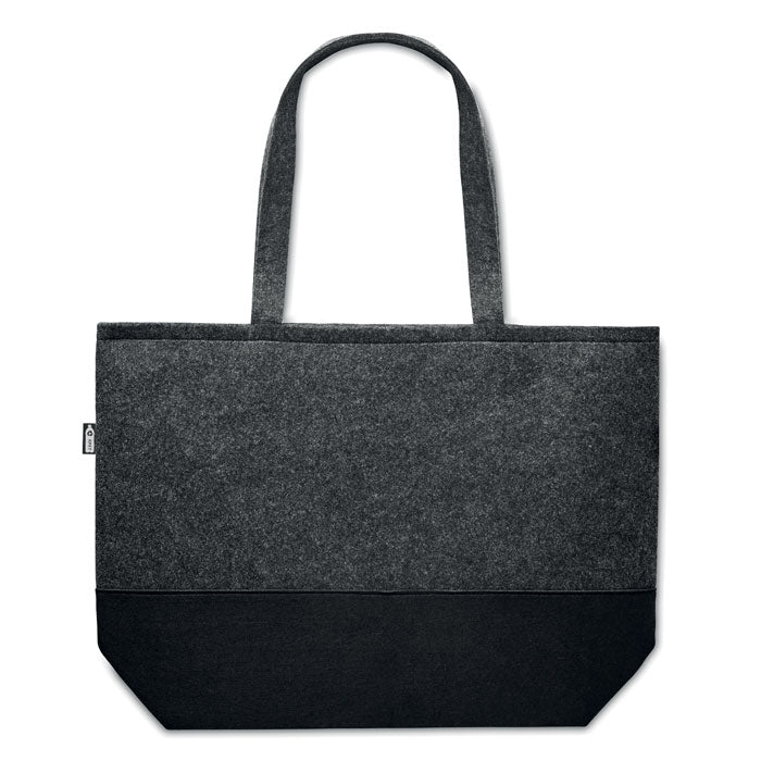 DUO INDICO - 2 Tone felt shopping bag