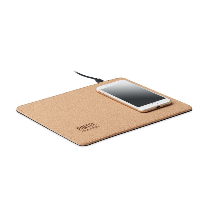 WIRELESS MATTY - Cork mouse mat charger 15W