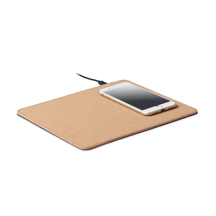 WIRELESS MATTY - Cork mouse mat charger 15W